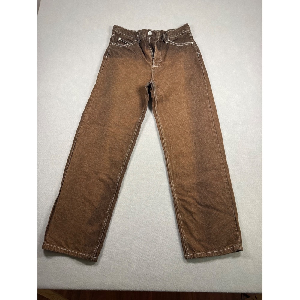 BDG Urban Outfitters Brown Skate Fit Straight Leg Jeans Mens 29x30 Contrast